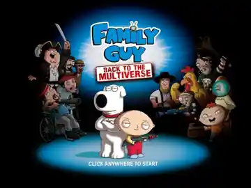 Family Guy - Back to the Multiverse (USA) screen shot title